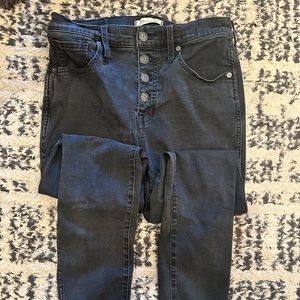 Madewell skinny black jeans